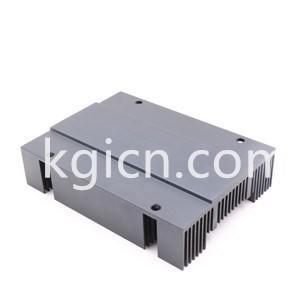 aluminum extruded heat sink with fan mounting for smart home device